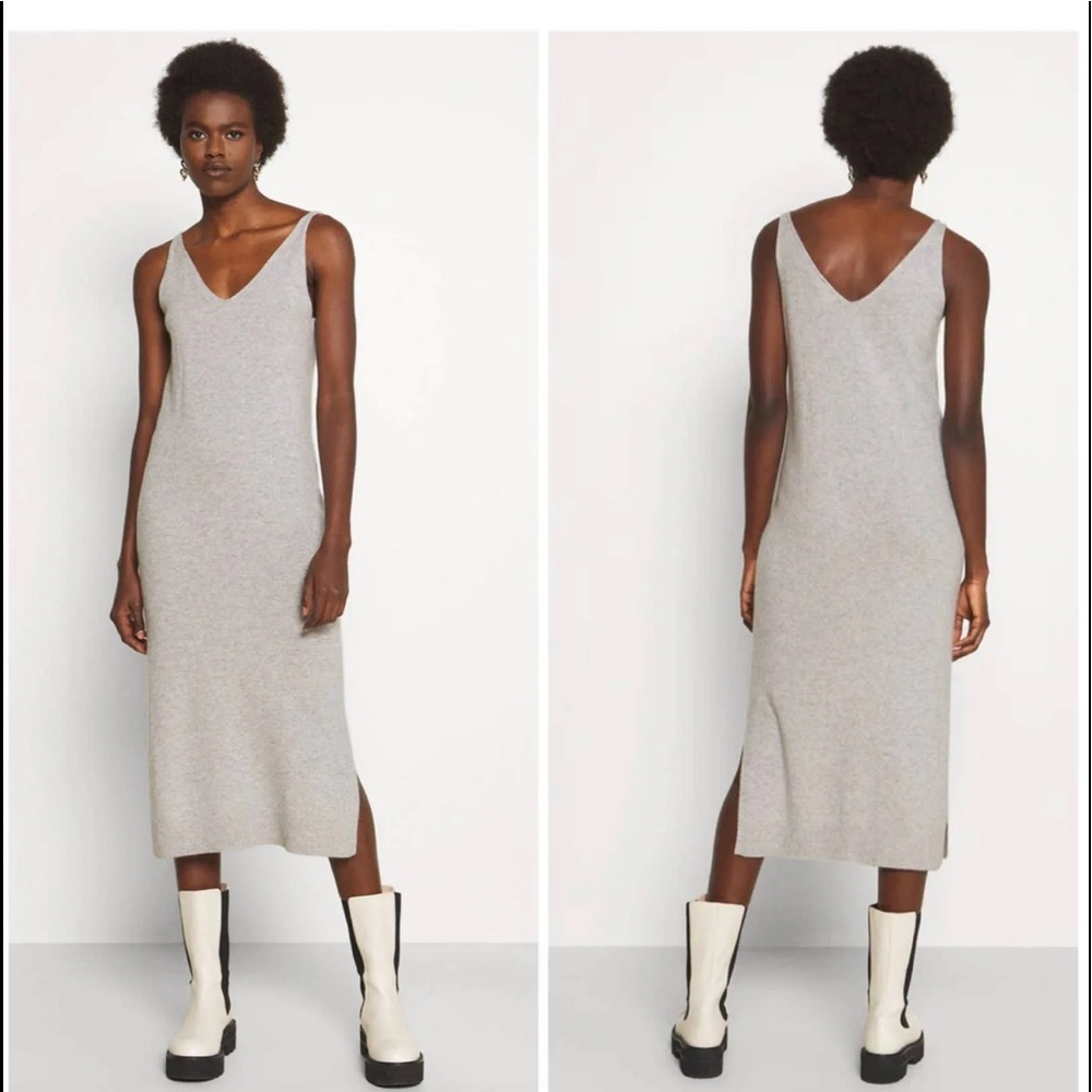 Club Monaco Recycled Cashmere Tank Midi Dress size M